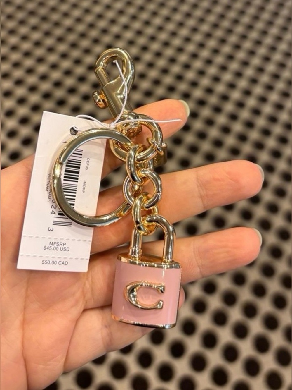 🌸New Coach Lock Bag Cham (Sold Out Online) Price is Firm!